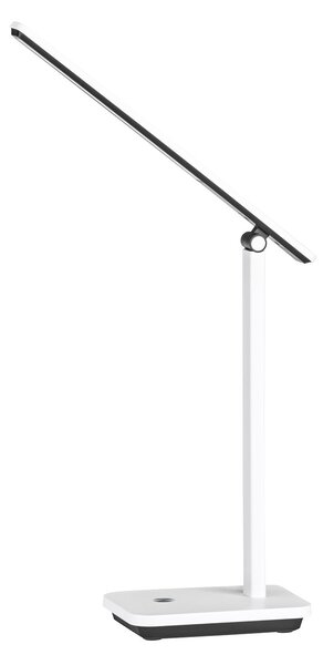 Lampada Da Tavolo Minimal Iniesta Policarbonato Bianco Luce Led Integrato 3,6W