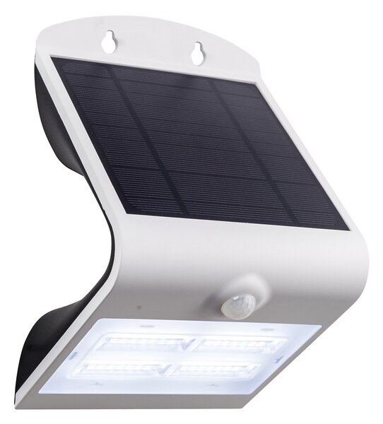 Applique Esterno Moderna Lamozzo Policarbonato Bianco E Trasp Led