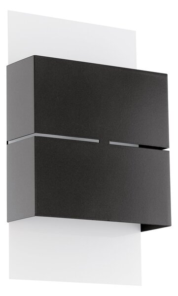 Applique Esterno Moderna Kibea Metallo Bianco E Antracite Led