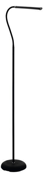 Piantana Moderna Laroa Policarbonato Nero Luce Led Integrato 4,2W