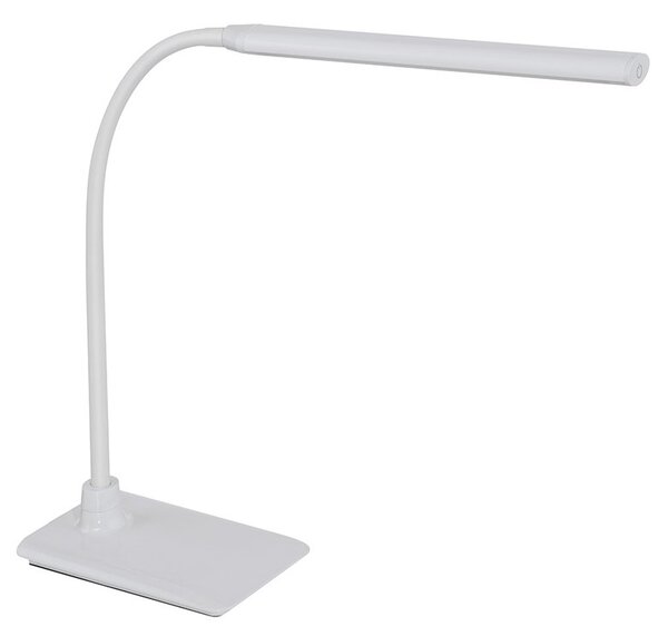 Lampada Da Tavolo Moderna Laroa Policarbonato Bianco Luce Led Integrato 4,2W