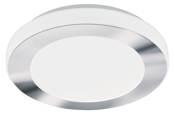 Plafoniera Moderna Led Carpi Acciaio Bianco 3 Luci Led Integrato 3,6W