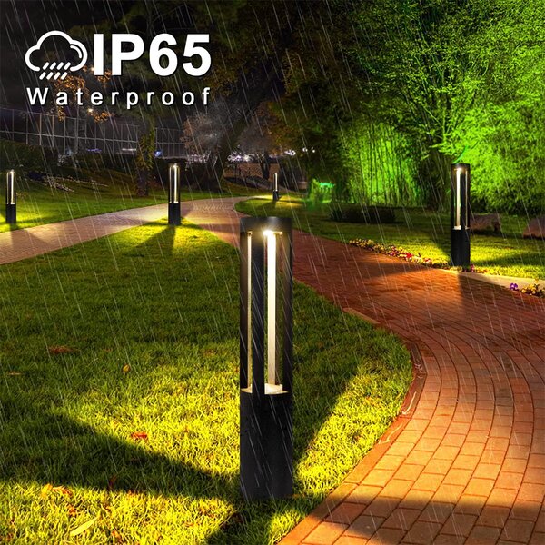 Lampioncino Led Mandir 15W Nero 60cm IP65 CCT temperatura colore regolabile Wisdom