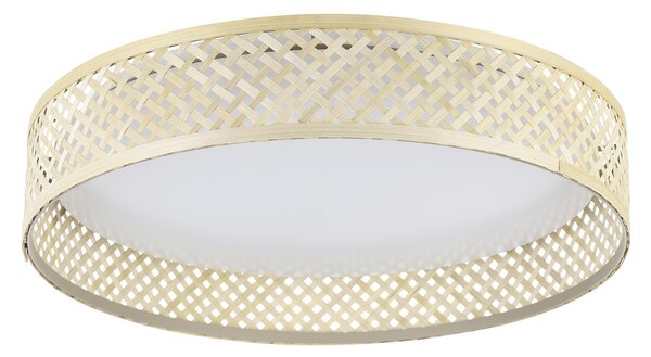 Plafoniera Contemporanea Luppineria Policarbonato Bianco Luce Led Integrato 20W
