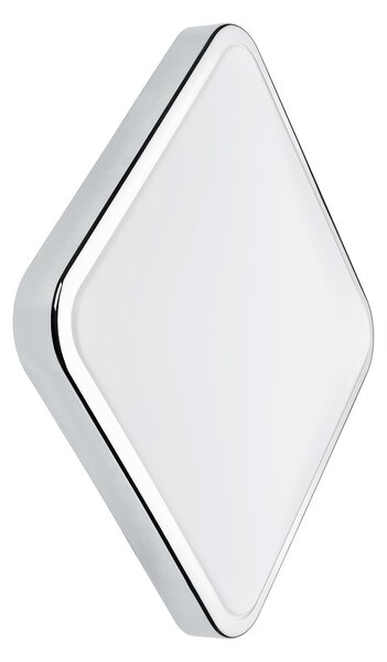 Applique Moderna Manilva 1 Acciaio Cromo 2 Luci Led Integrato 5,4W