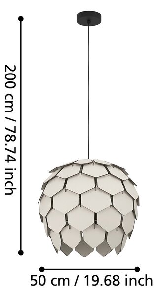 Lampadario A Sospensione Moderno Mattanza Acciaio Nero Legno 1 Luce E27
