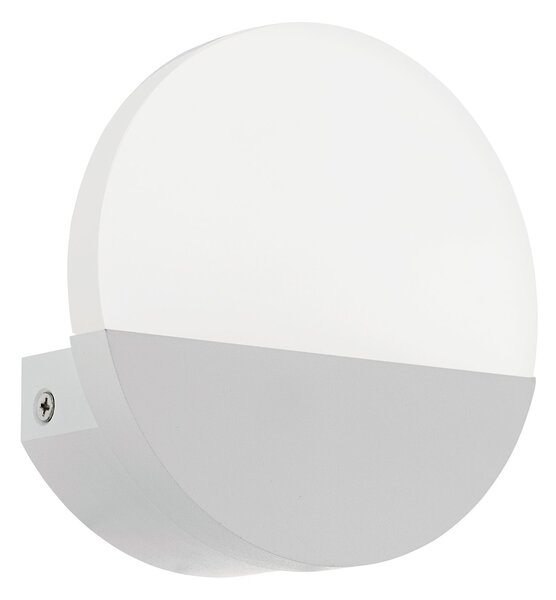 Applique Minimal Metrass 1 Alluminio Bianco 1 Luce Led Integrato 4,5W