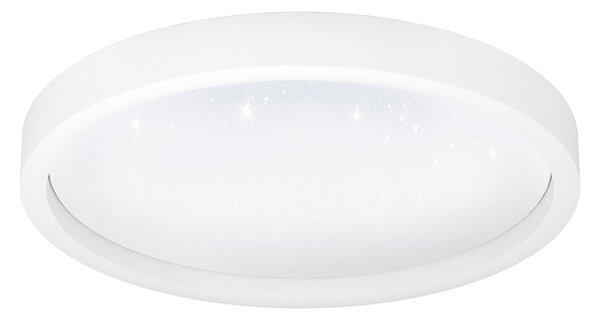 Plafoniera Moderna Montemorelos-Z Alluminio Bianco Luce Led Integrato 17,8W