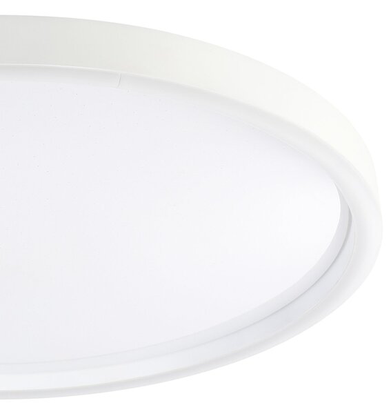 Plafoniera Moderna Montemorelos-Z Alluminio Bianco Luce Led Integrato 34,5W