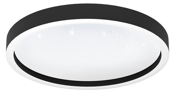 Plafoniera Moderna Montemorelos-Z Alluminio Nero Luce Led Integrato 17,8W