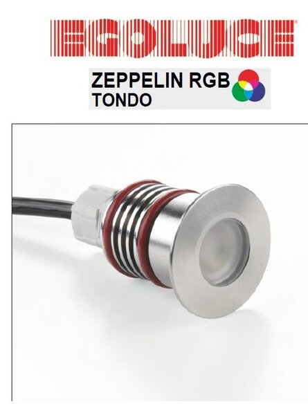 Egoluce faretto led Zeppelin tondo RGB