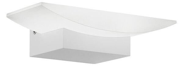 Applique Minimal Metrass Alluminio Bianco 1 Luce Led Integrato 5,6W