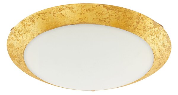 Plafoniera Classico Montenovo Acciaio Bianco 3 Luci Led Integrato 7,3W