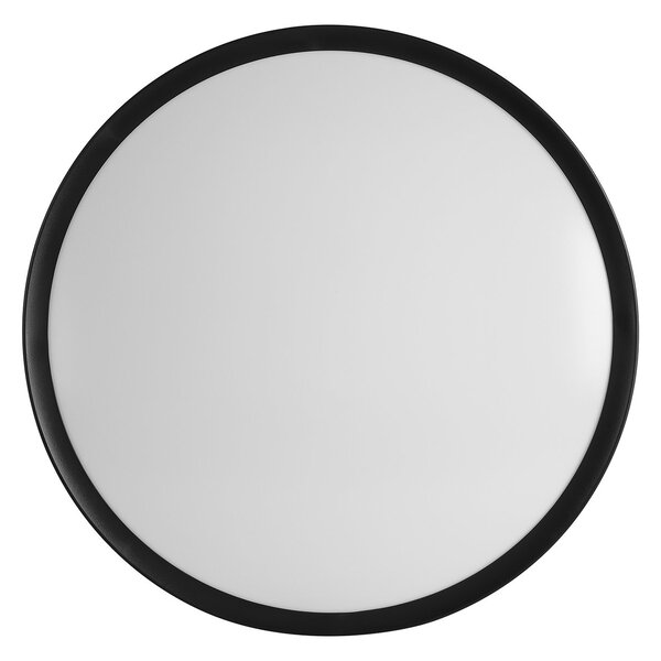 Plafoniera Contemporanea Musurita Policarbonato Nero 6 Luci Led Integrato 5,5W