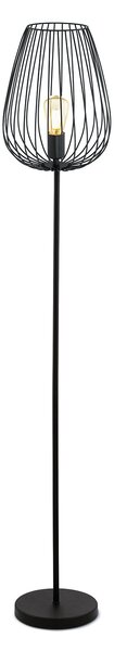 Piantana Vintage Newtown Acciaio Nero 1 Luce E27