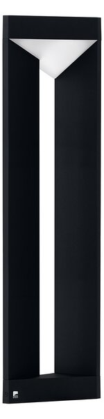 Paletto Esterno Moderno Nembro Alluminio Nero Led