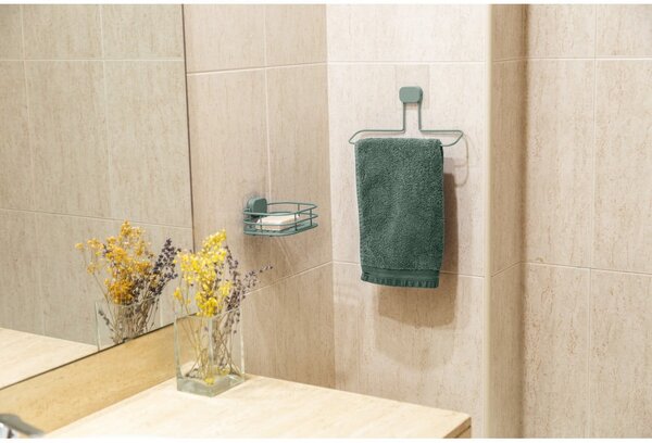 Dispenser di sapone autoportante in metallo color menta Grena - Compactor