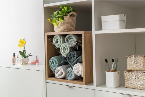 Organizzatore da bagno bianco Ecologic, 8,4 x 7,8 cm - Compactor