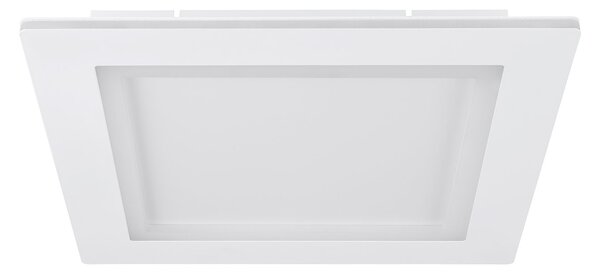Plafoniera Contemporanea Padrogiano-Z Acciaio Bianco Luce Led Integrato 27,9W