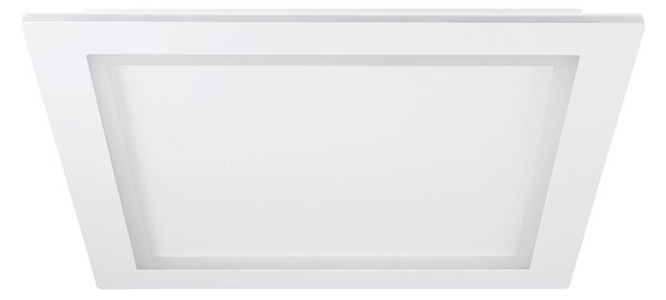 Plafoniera Contemporanea Padrogiano-Z Acciaio Bianco Luce Led Integrato 35,5W
