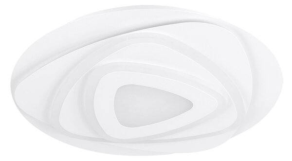 Plafoniera Contemporanea Palagiano Acciaio Bianco Luce Led Integrato 21W