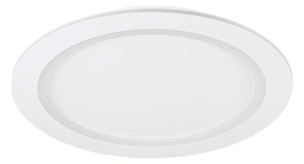 Plafoniera Contemporanea Padrogiano-Z Acciaio Bianco Luce Led Integrato 35W