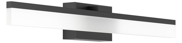Applique Moderna Palmital Alluminio Nero 1 Luce Led Integrato 11W