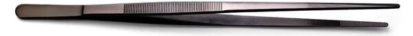 Pinzetta da cucina in acciaio inox nero, lunghezza 30 cm - Hendi
