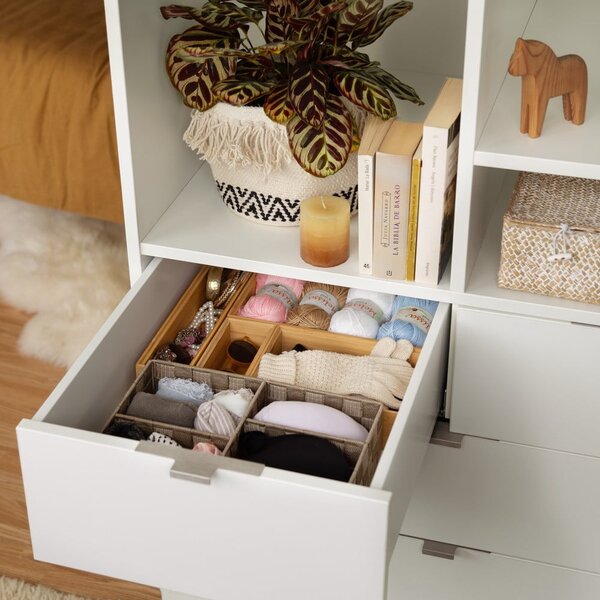 Organizzatore in bambù Woody, 30 x 7,5 x 6,35 cm - Compactor