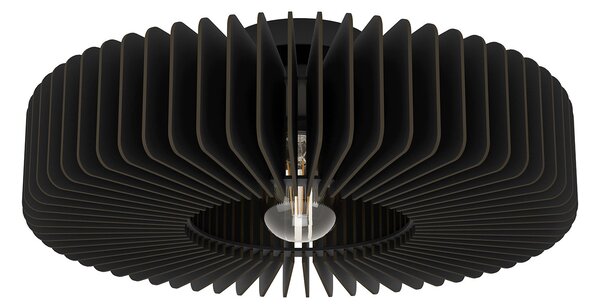 Plafoniera Moderna Palombaia Acciaio Nero Luce E27