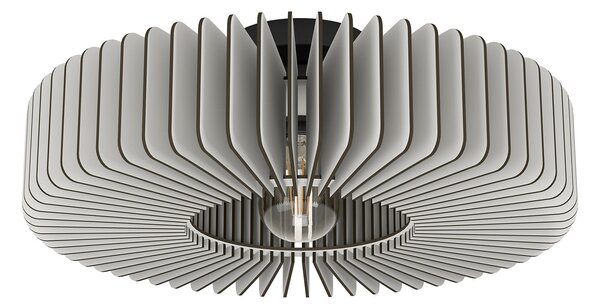 Plafoniera Moderna Palombaia Acciaio Nero 1 Luce E27