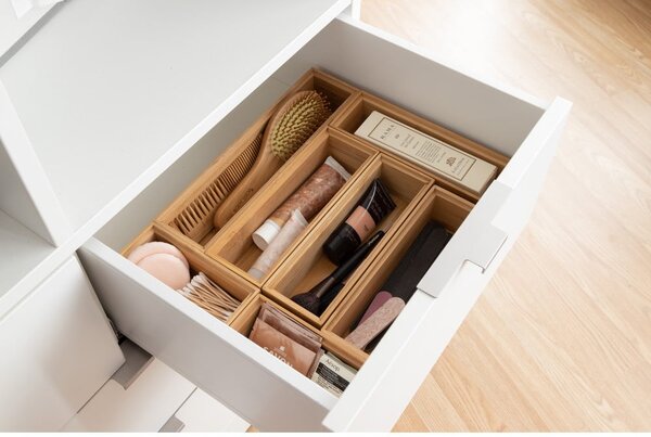 Organizzatore in bambù Woody, 30 x 7,5 x 6,35 cm - Compactor