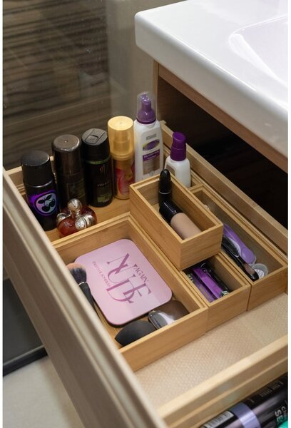 Organizzatore in bambù Woody, 30 x 15 x 6,35 cm - Compactor