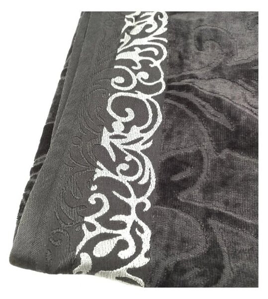 Asciugamano grigio scuro in cotone 70x140 cm Skyline - JAHU collections