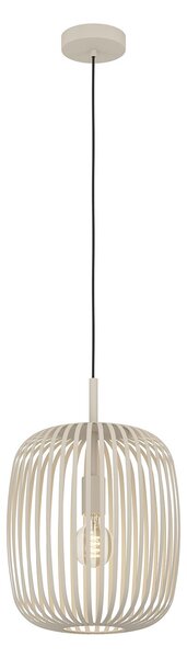 Lampadario A Sospensione Minimal Romazzina Acciaio Sabbia 1 Luce E27