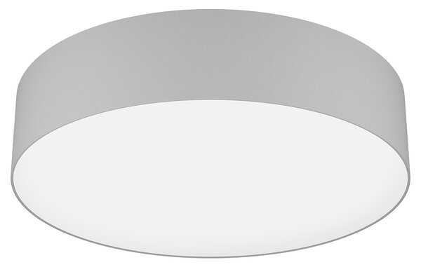 Plafoniera Moderna Romao-Z Acciaio Bianco Luce Led Integrato 35W