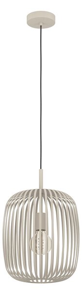 Lampadario A Sospensione Minimal Romazzina Acciaio Sabbia 1 Luce E27