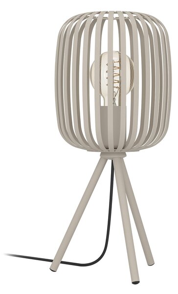 Lampada Da Tavolo Minimal Romazzina Acciaio Sabbia 1 Luce E27