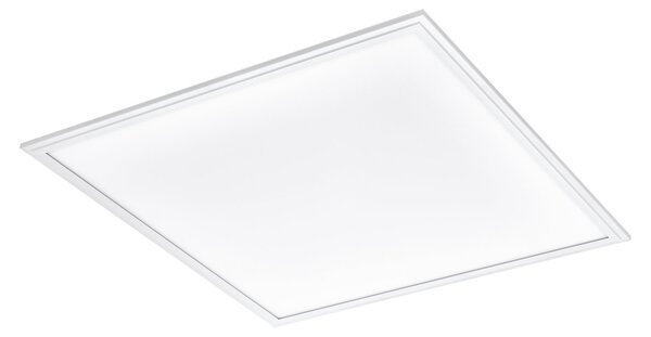 Plafoniera Moderna Salobrena 1 Alluminio Bianco Luce Led Integrato 33W