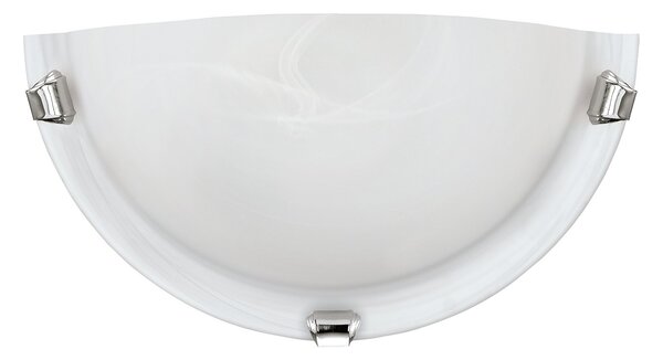 Applique Contemporanea Salome Acciaio Cromo 1 Luce E27
