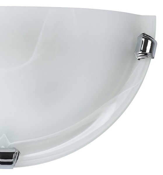 Applique Contemporanea Salome Acciaio Cromo 1 Luce E27