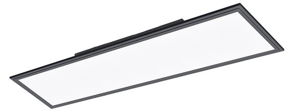 Plafoniera Moderna Salobrena 1 Alluminio Nero Luce Led Integrato 33W