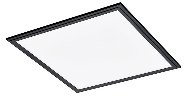 Plafoniera Moderna Salobrena 1 Alluminio Nero Luce Led Integrato 21,5W