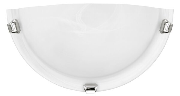 Applique Contemporanea Salome Acciaio Cromo 1 Luce E27