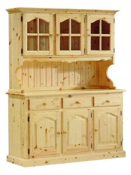 Credenza completa 3 ante cappello diritto - LM-94