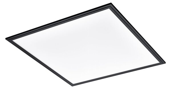 Plafoniera Moderna Salobrena 1 Alluminio Nero Led Integrato 33W