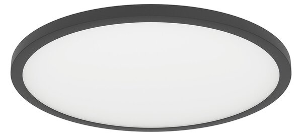 Plafoniera Moderna Sarsina-Z Alluminio Nero Luce Led Integrato 33,5W