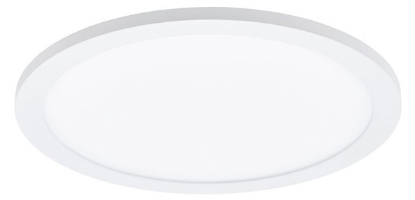 Plafoniera Moderna Sarsina Alluminio Bianco Luce Led Integrato 17W