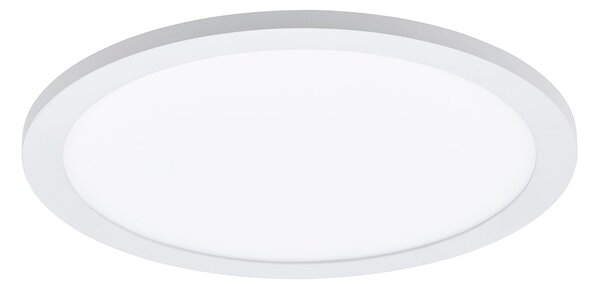 Plafoniera Moderna Sarsina-A Alluminio Bianco Luce Led Integrato 14W