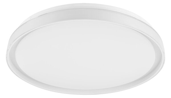 Plafoniera Minimal Seluci Acciaio Bianco 4 Luci Led Integrato 10W